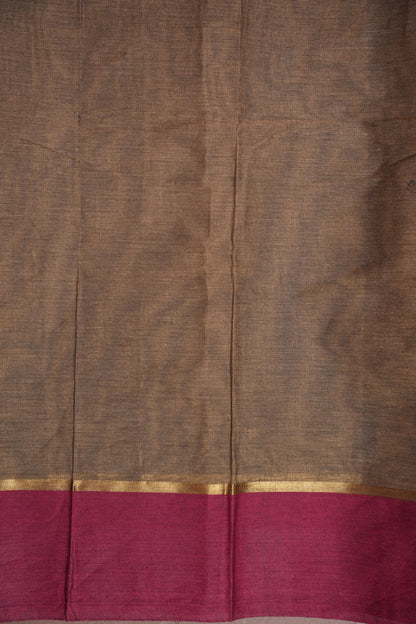 Chettinad Cotton Saree - Brown