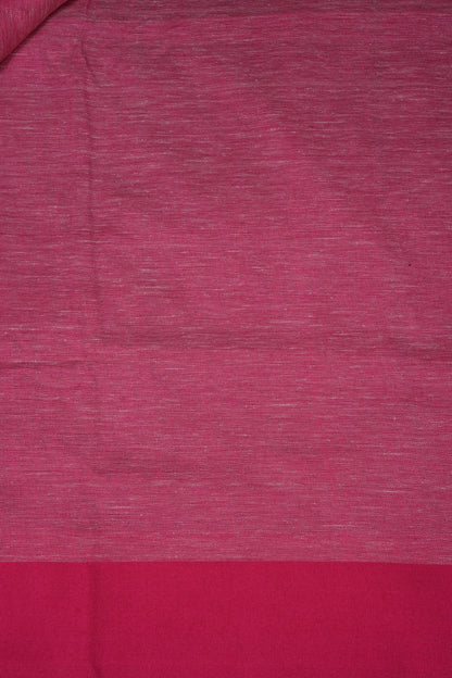 Pure Linen Saree with Tassles - Grey & Pink