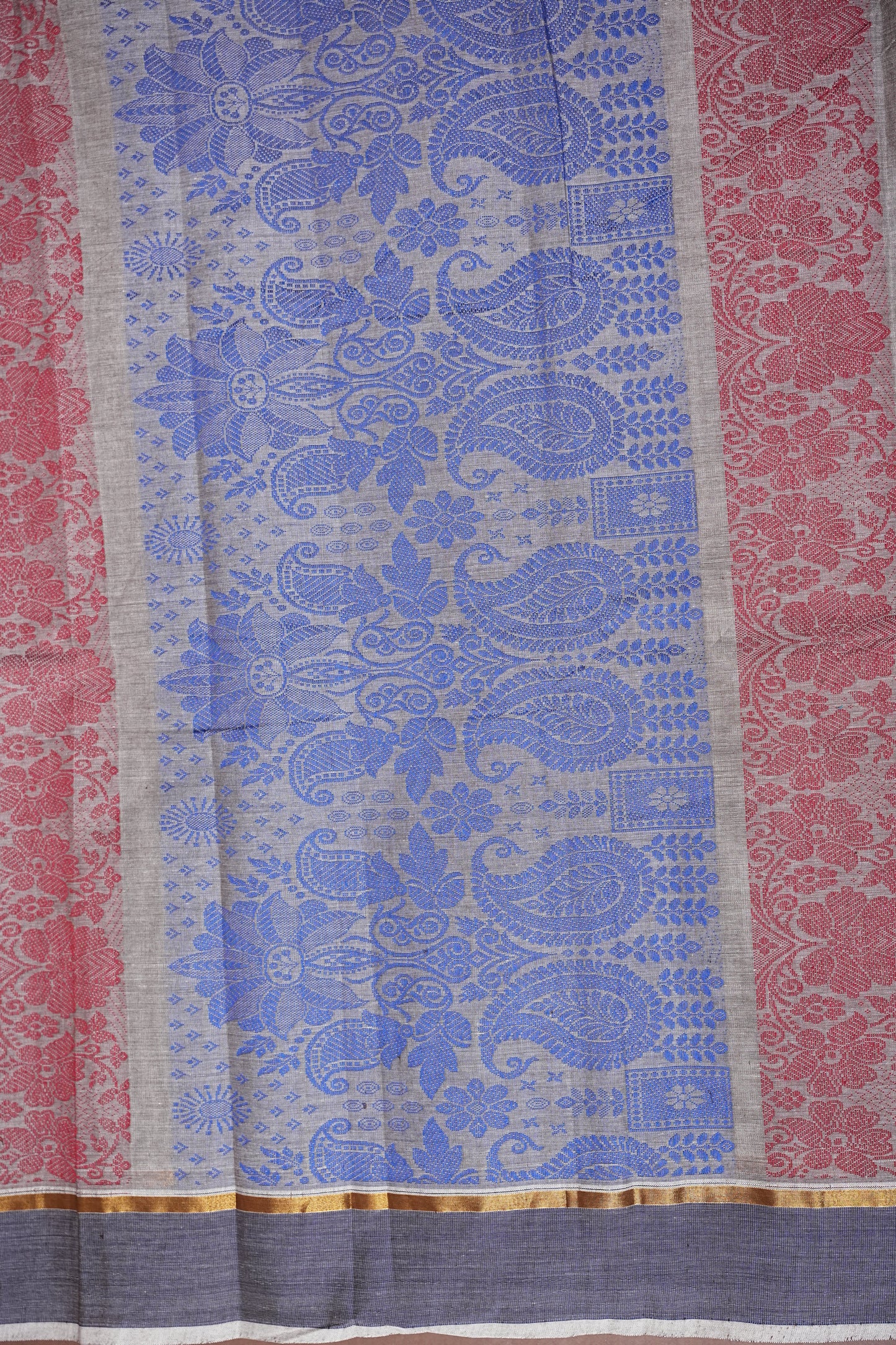 Chettinad Cotton Saree - Grey