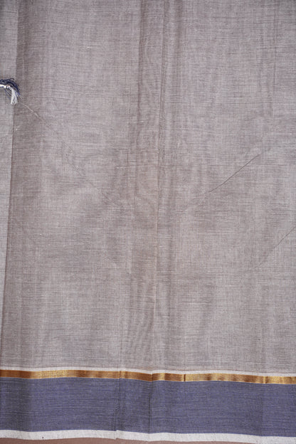 Chettinad Cotton Saree - Grey