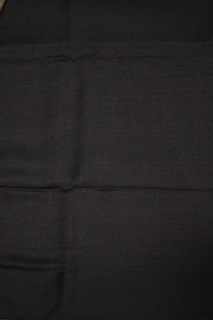Half & Half Pure Linen Saree with Jute Pallu & Tassles - Maroon & Rust