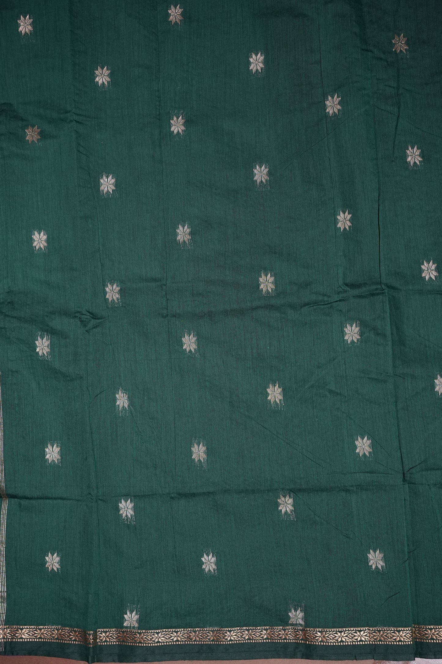 Maheshwari Silk Cotton Saree - Onion Pink