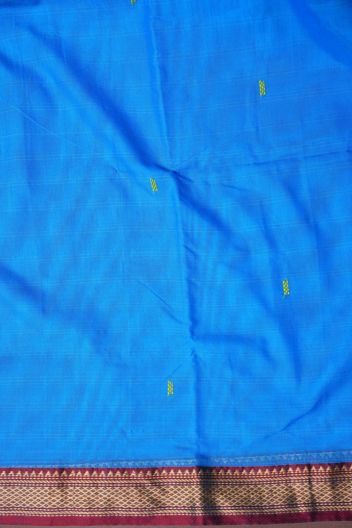 Soft Chettinad Cotton Saree - Blue