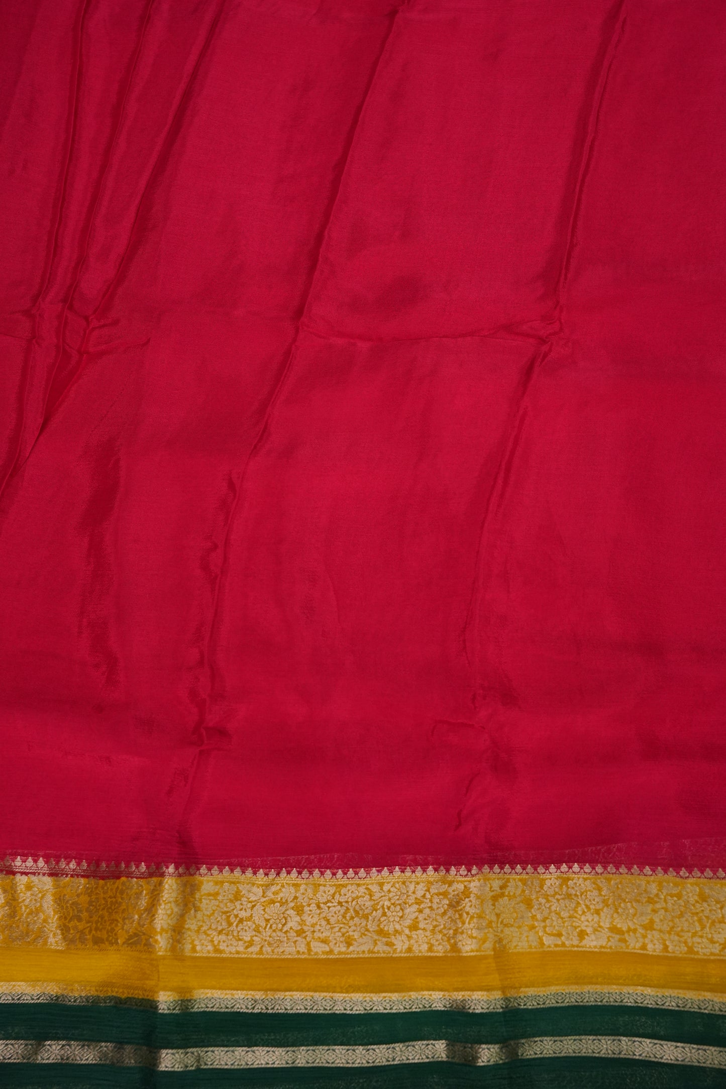 Georgette Crepe Sarees - Rani Pink