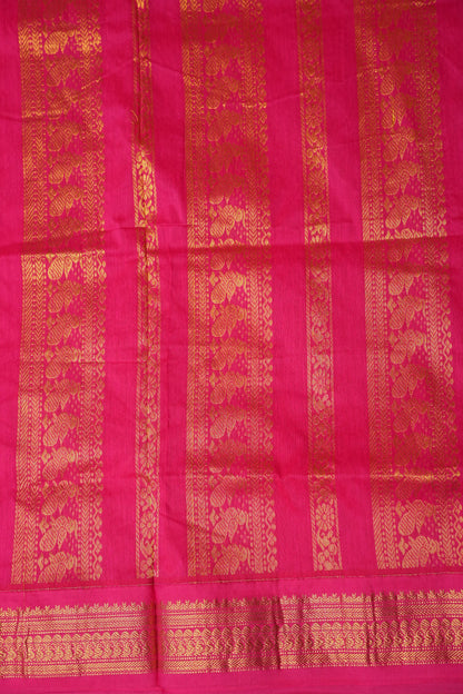 Kalyani Cotton Silk Saree - Yellow and Pink