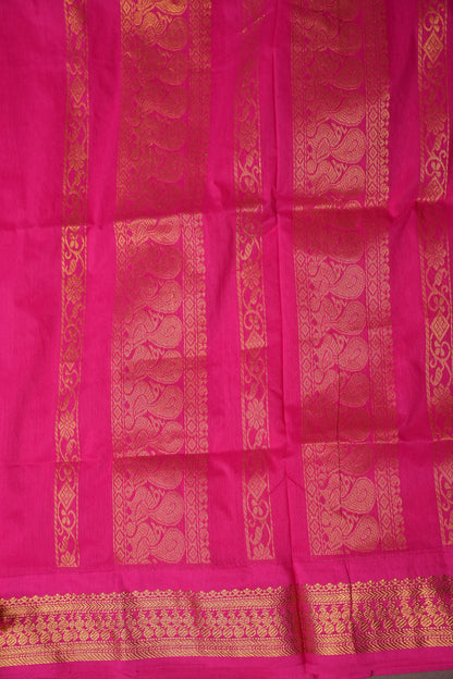 Kalyani Cotton Silk Saree - Baby Pink