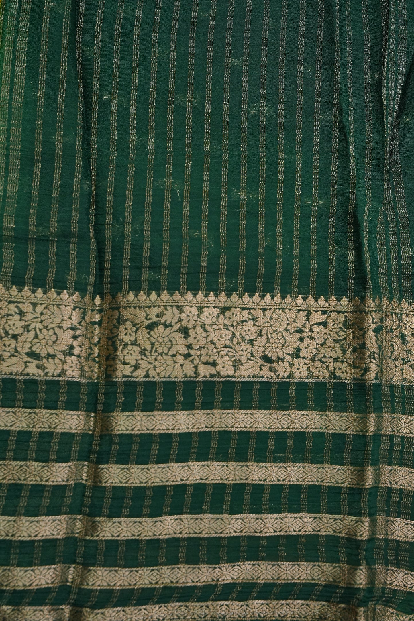 Georgette Crepe Sarees - Mustard
