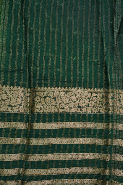 Georgette Crepe Sarees - Mustard