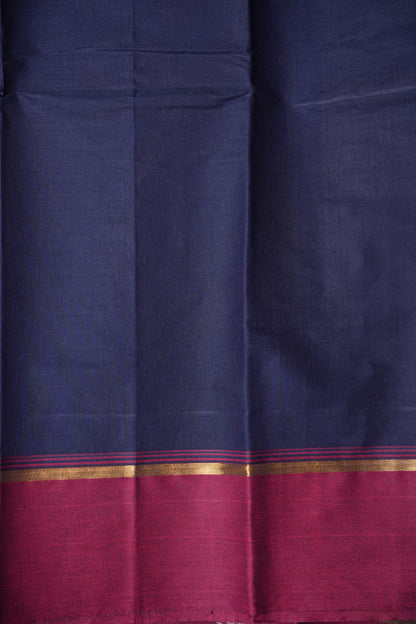 Chettinad Cotton Saree - Blue