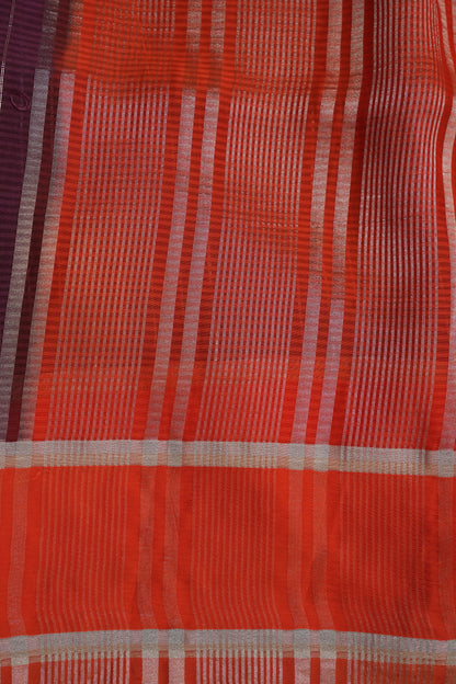 Crepe Silk Saree - Maroon
