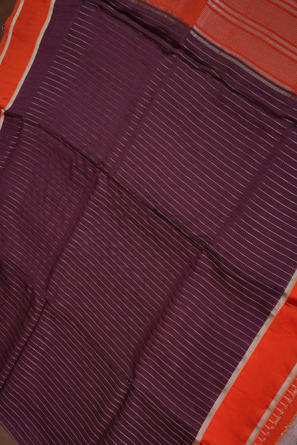 Crepe Silk Saree - Maroon
