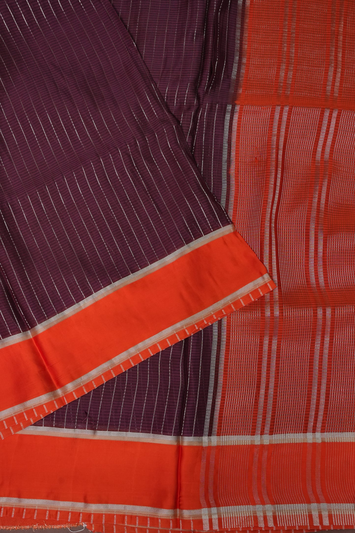 Crepe Silk Saree - Maroon