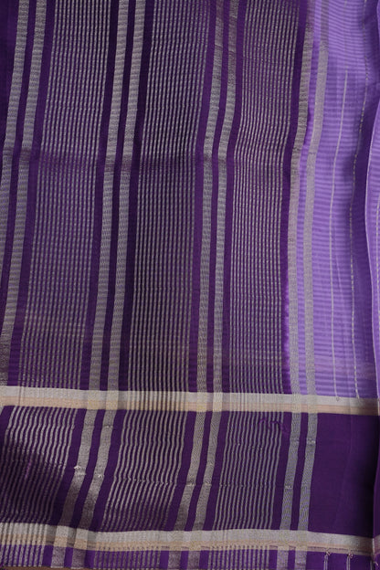 Crepe Silk Saree - Lavender