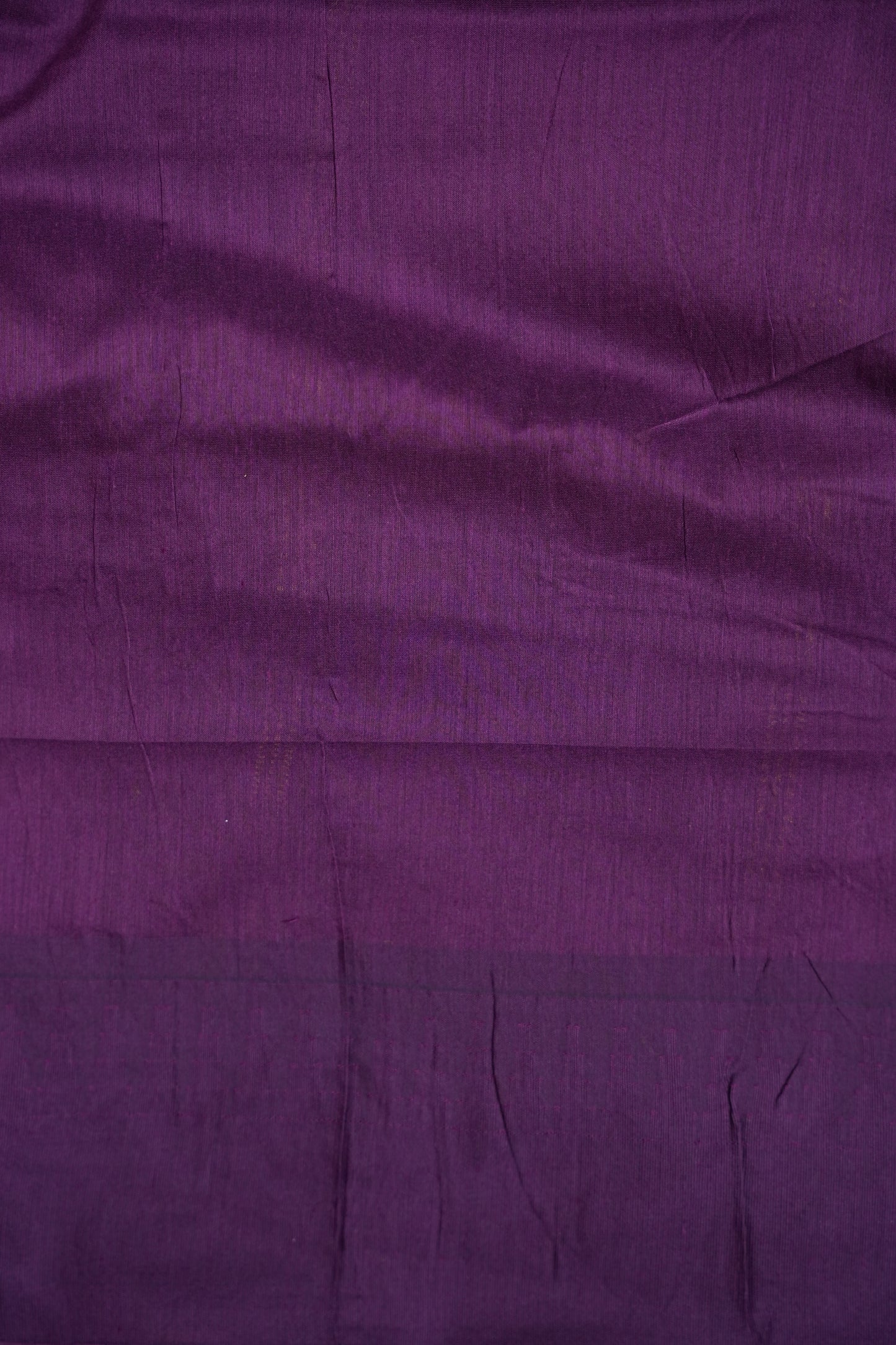 Temple Border Silk Cotton Saree - Peach and Purple