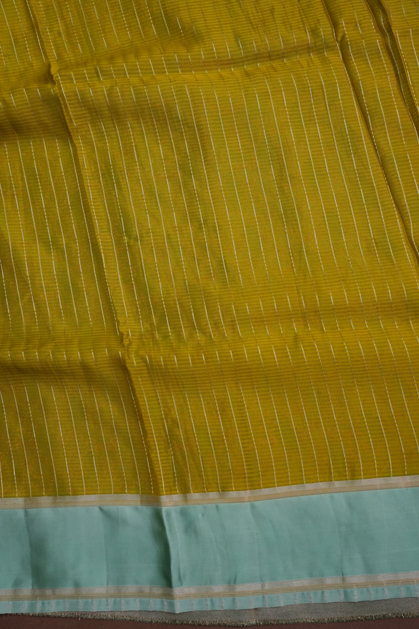 Crepe Silk Saree - Mehendi Green