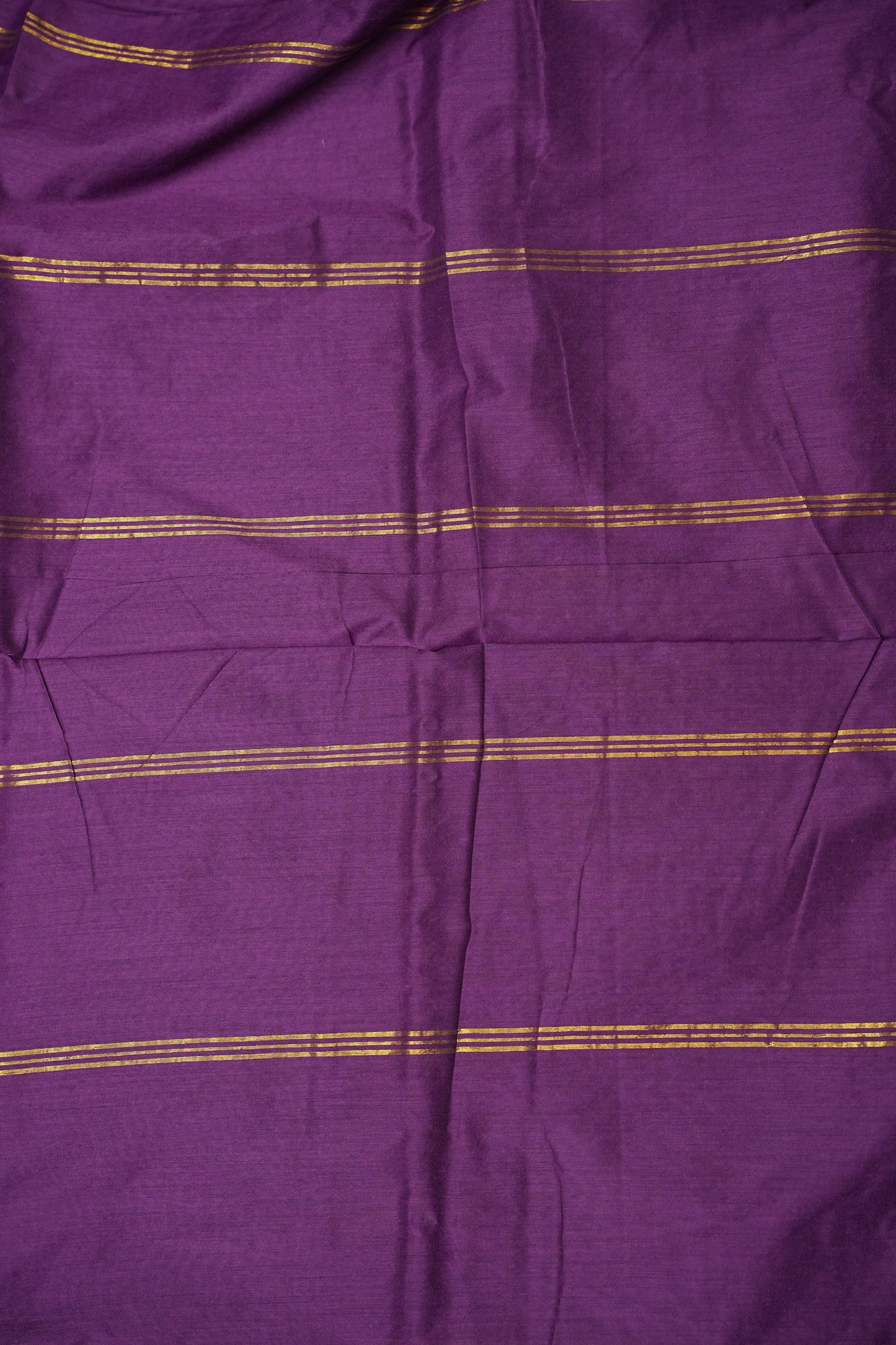 Temple Border Silk Cotton Saree - Green and Purple