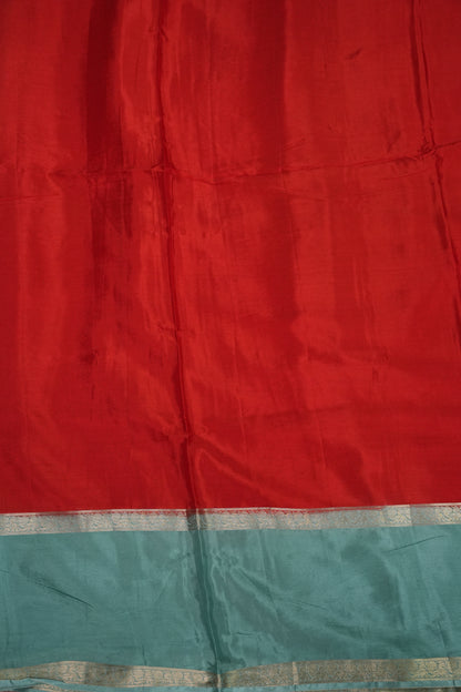 Crepe Silk Saree - Red