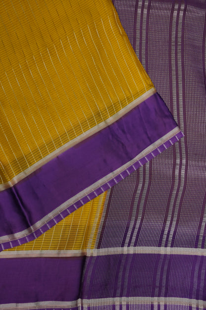 Crepe Silk Saree - Mustard