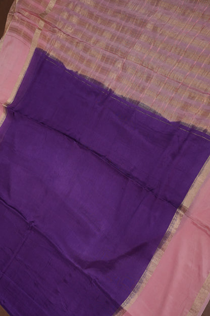 Crepe Silk Saree - Royal Purple