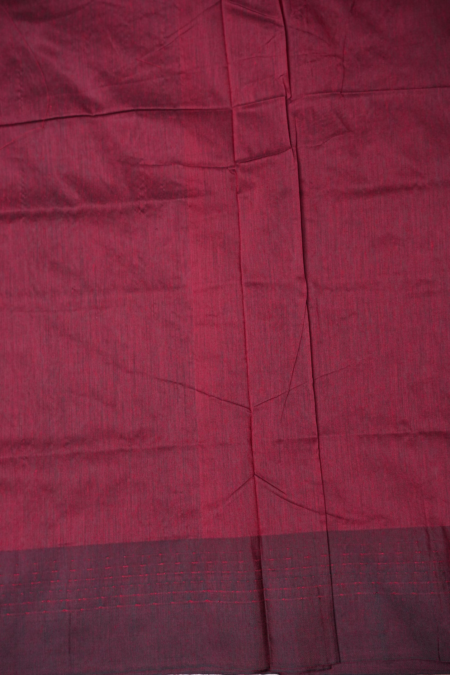 Temple Border Silk Cotton Saree - Rama Green and Maroon
