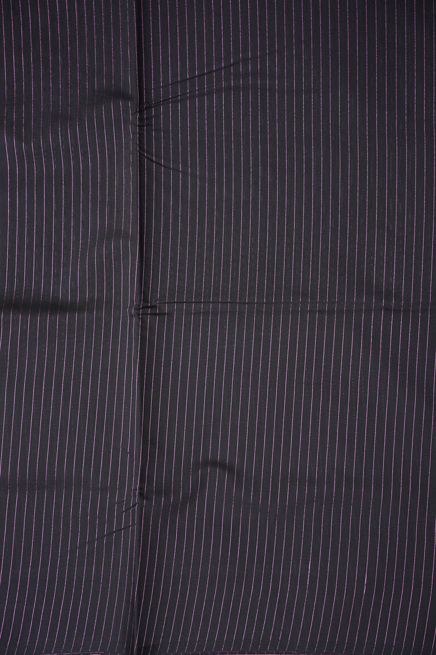 Tissued Silk Cotton Saree - Black and Rose Gold
