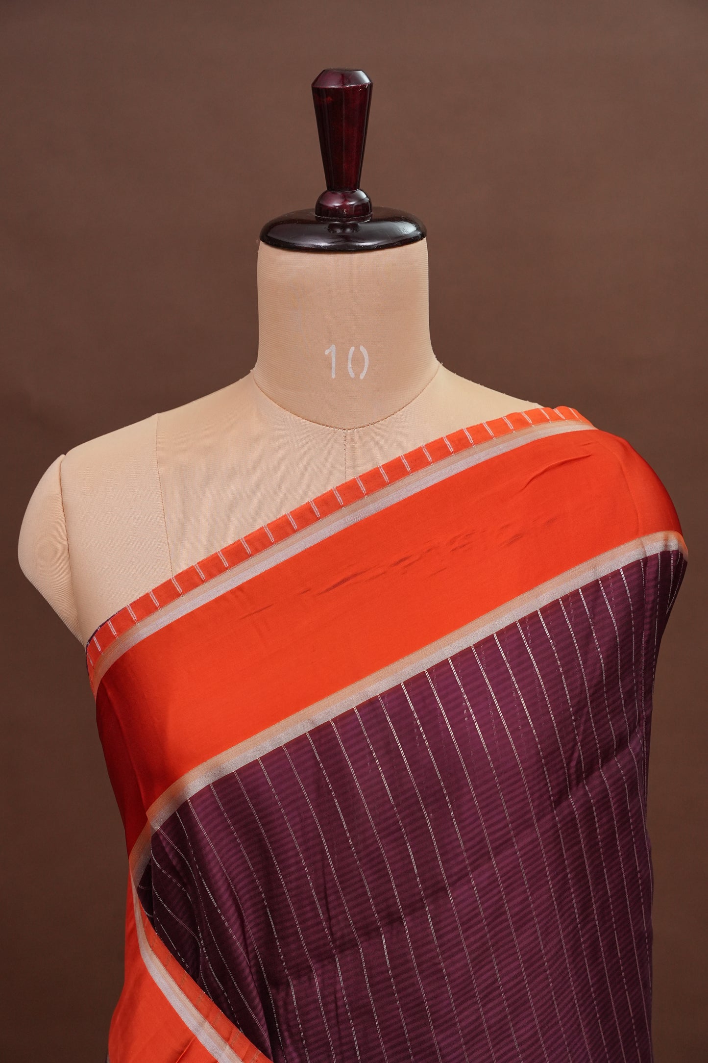 Crepe Silk Saree - Maroon