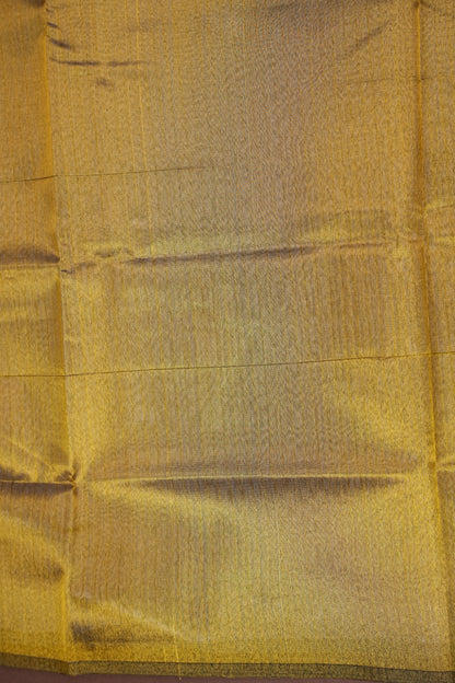 Tissued Silk Cotton Saree - Grey and Gold