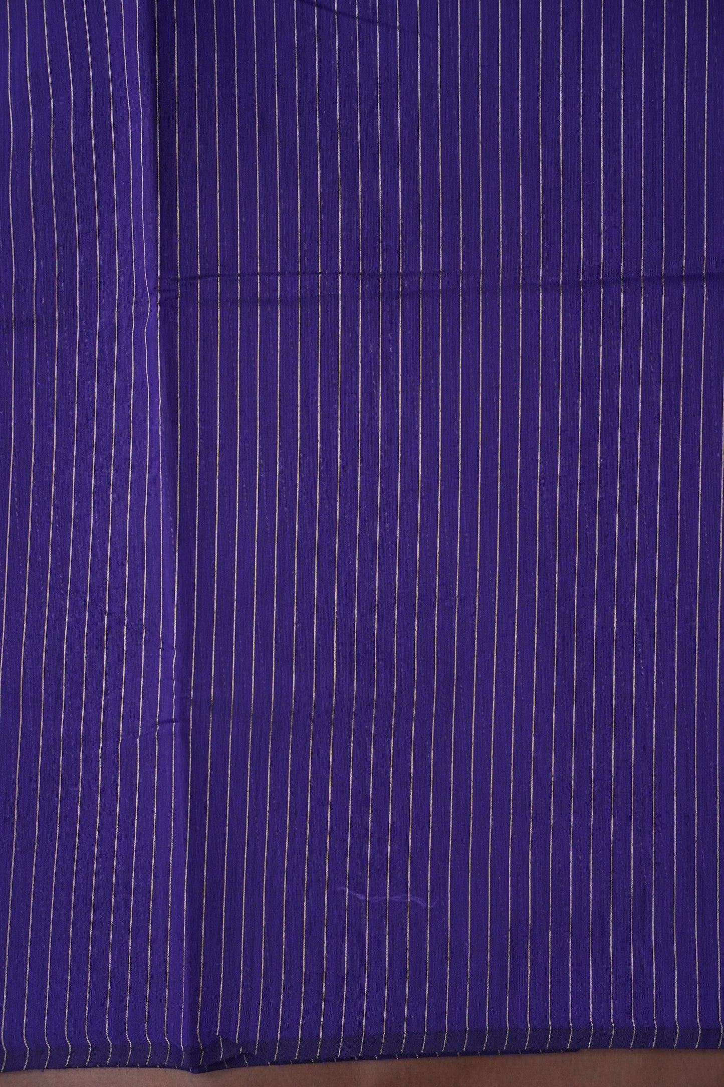 Tissued Silk Cotton Saree - Blue and Silver