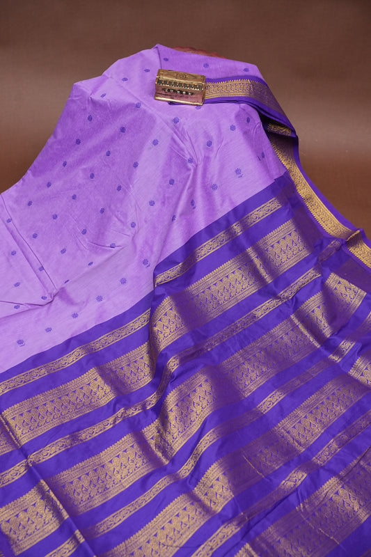 Kalyani Cotton Silk Saree - Purple