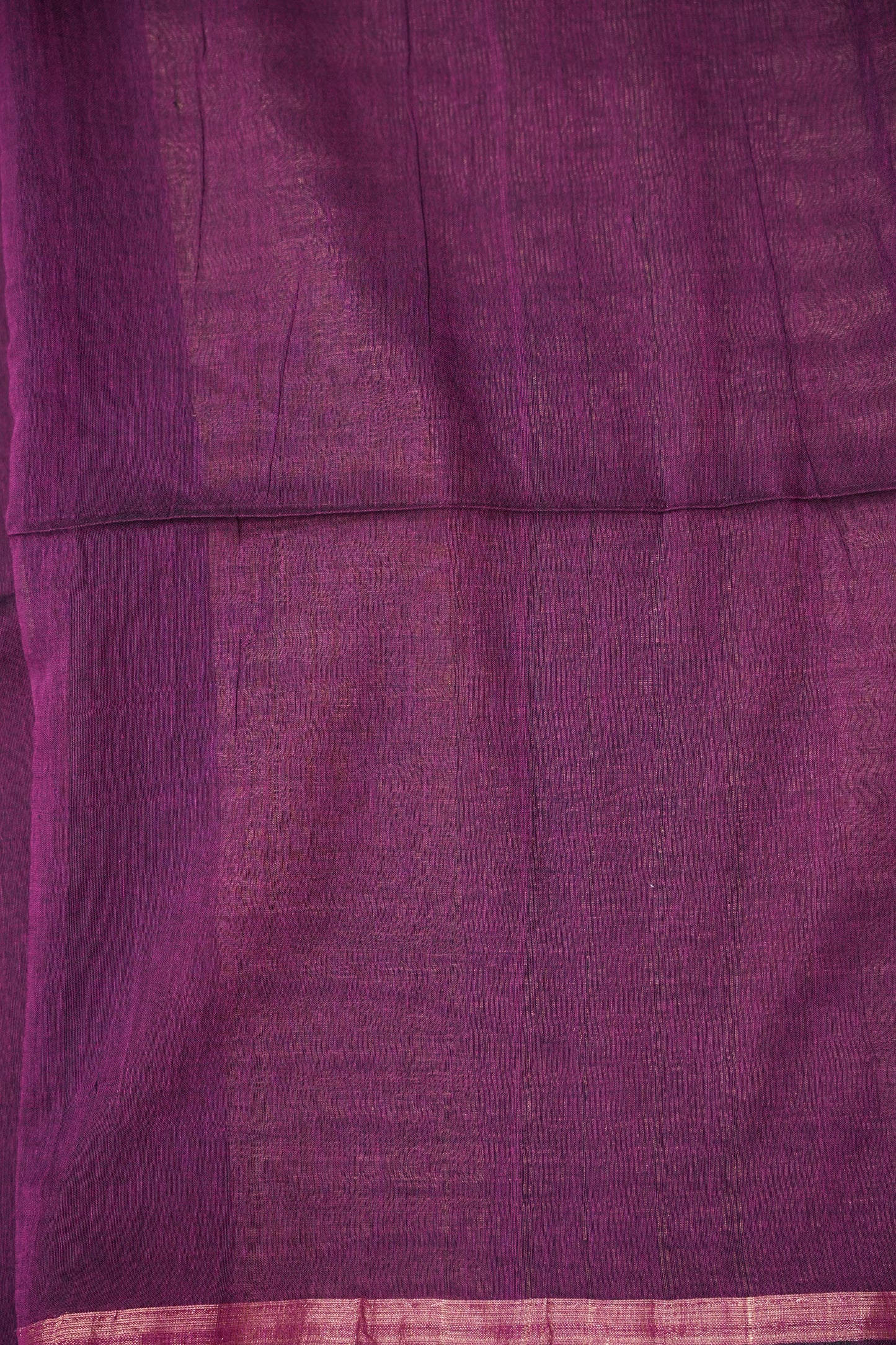 Soft Cotton Saree - Wine