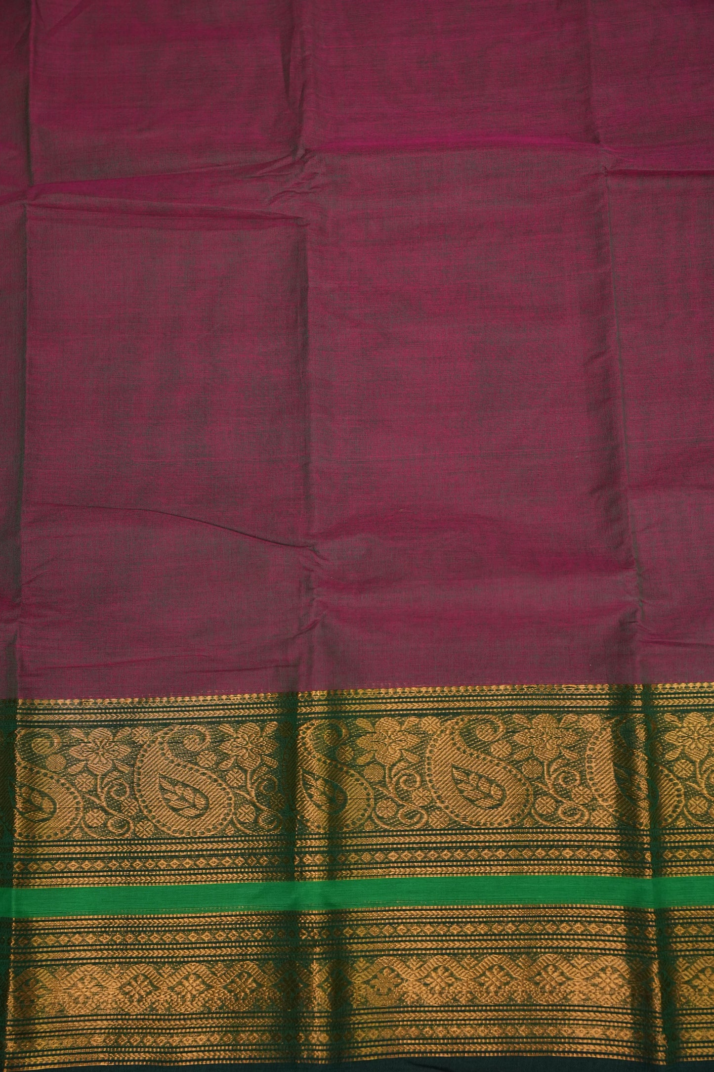 Kanchi Cotton Sarees - Purple & Blue
