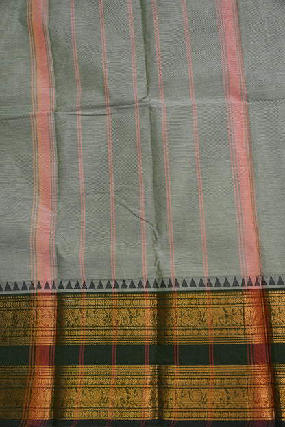 Kanchi Cotton Sarees - Grey