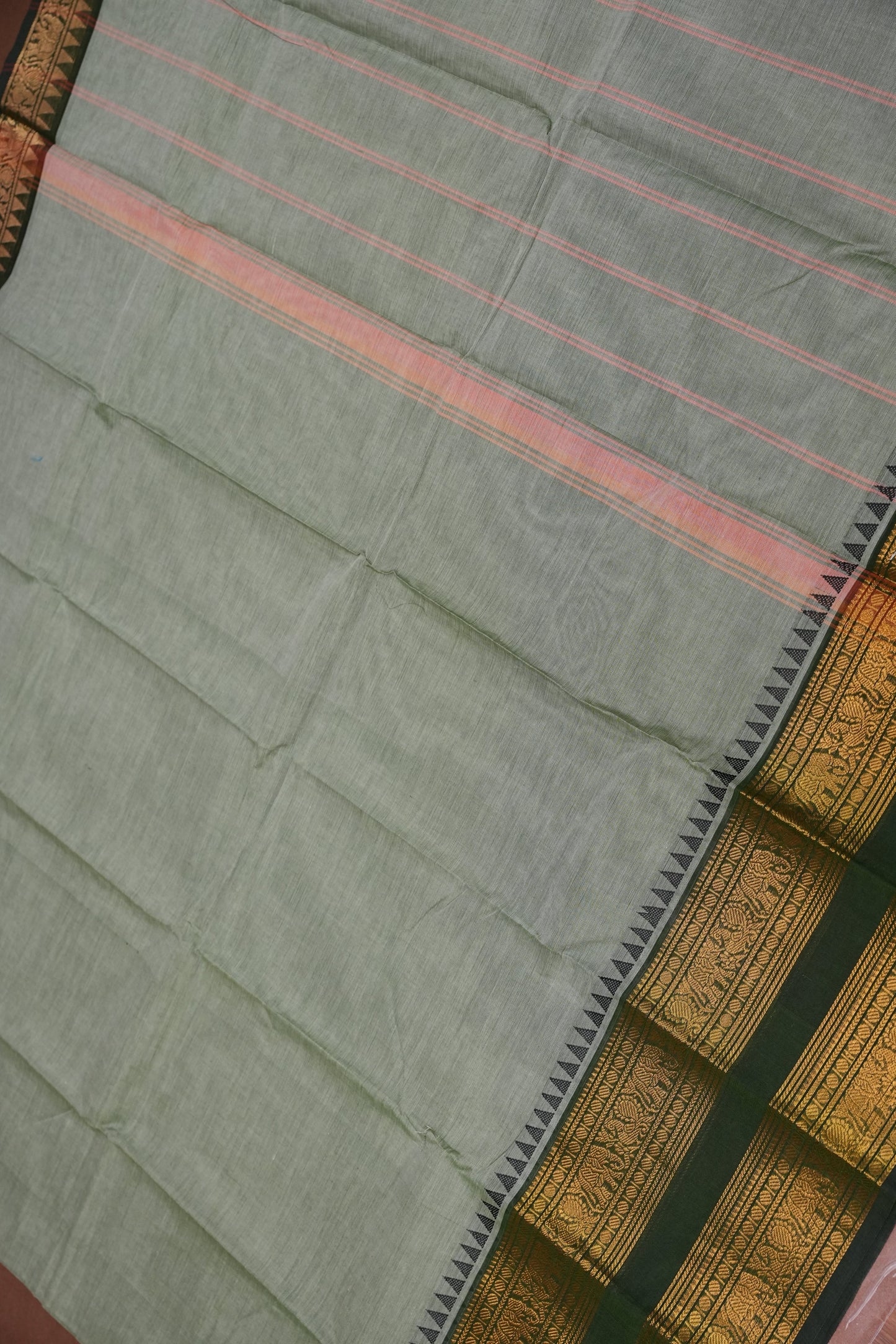 Kanchi Cotton Sarees - Grey