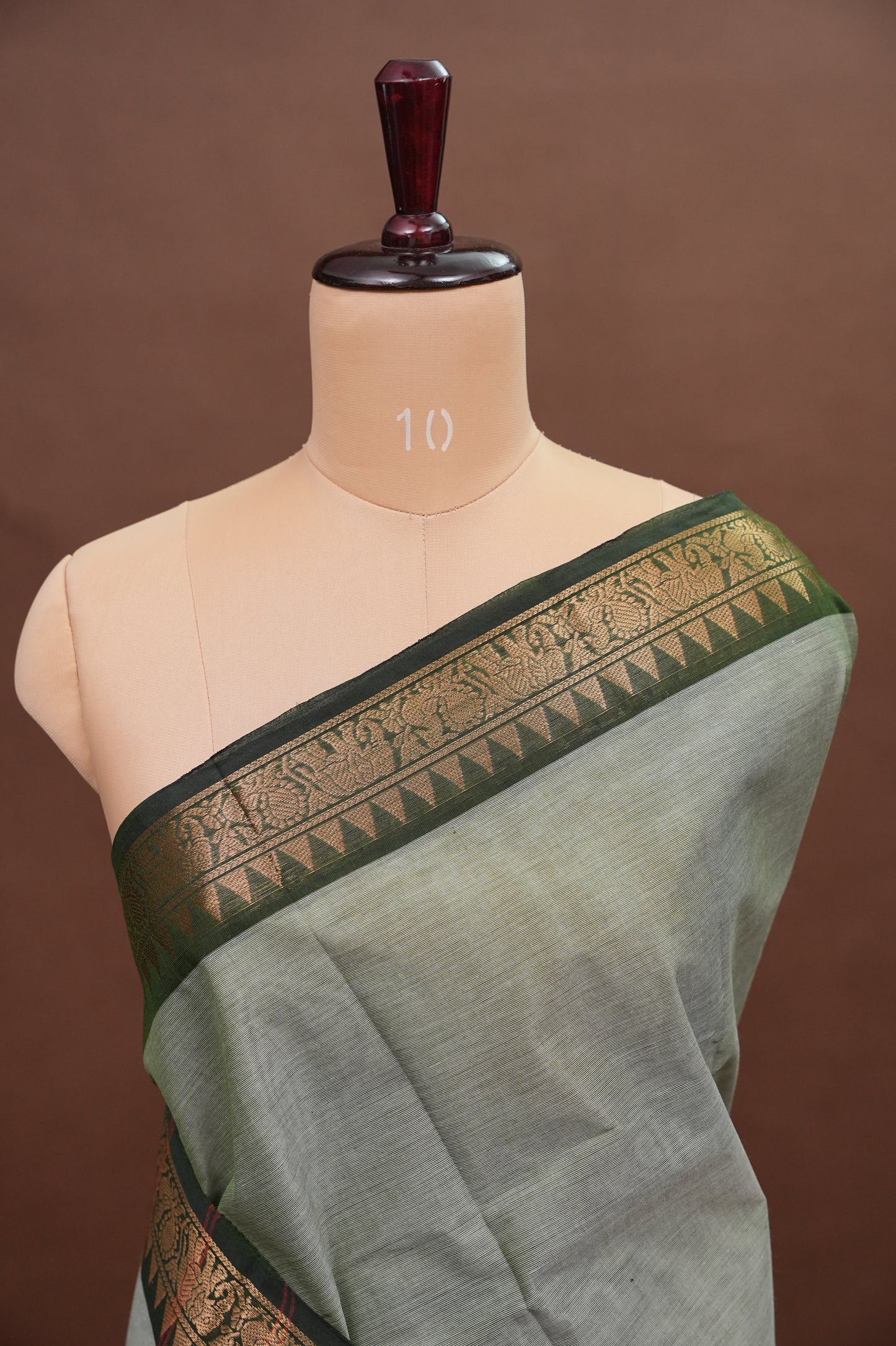 Kanchi Cotton Sarees - Grey