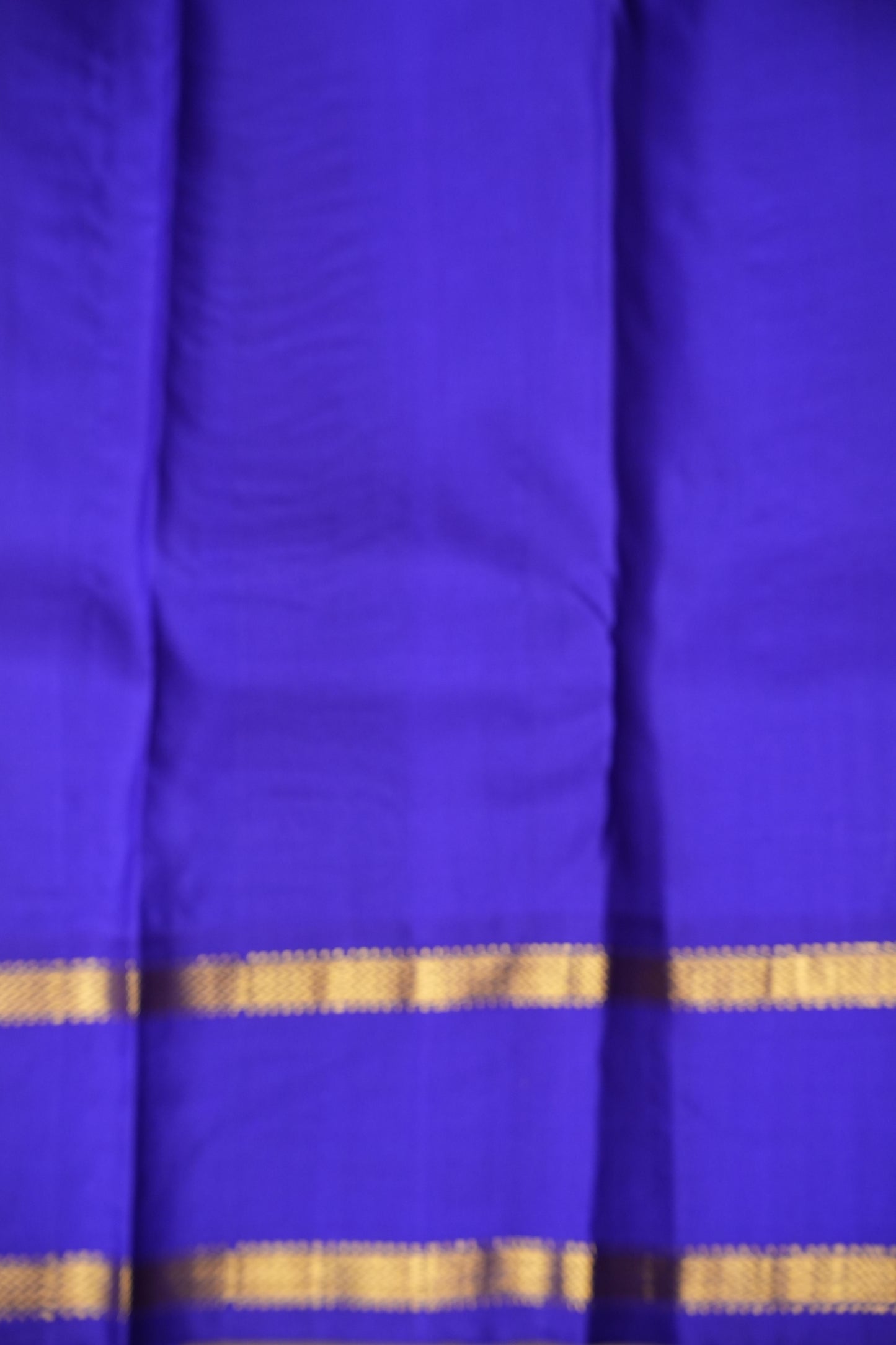 Emerald Green & Royal Blue Pure Kanchipuram Silk Saree|Silk Mark Certified
