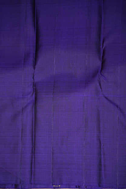 Emerald Green & Royal Blue Pure Kanchipuram Silk Saree|Silk Mark Certified