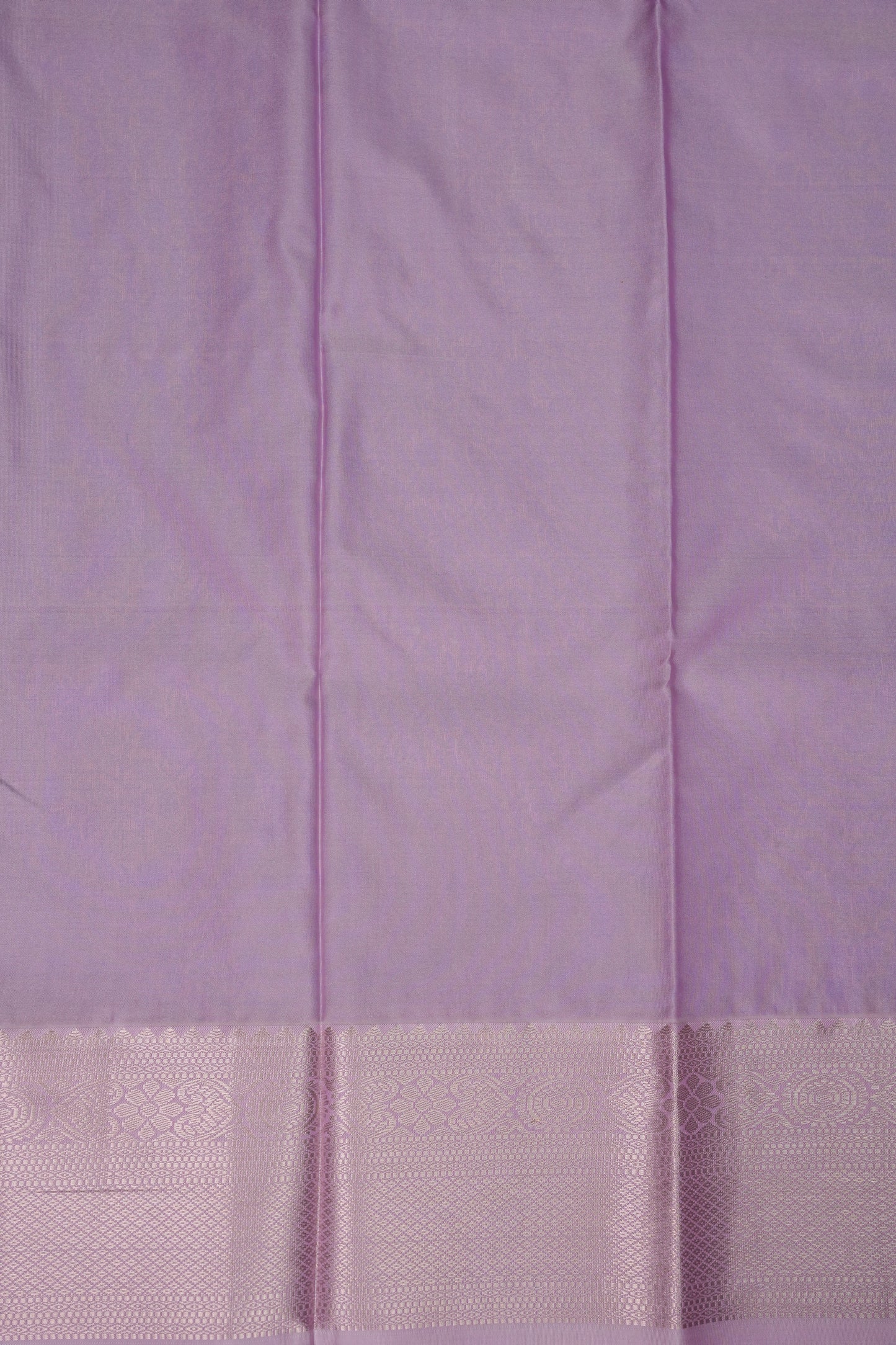 Kanchivaram Semi Silk Saree - Royal Blue with Baby Pink Border