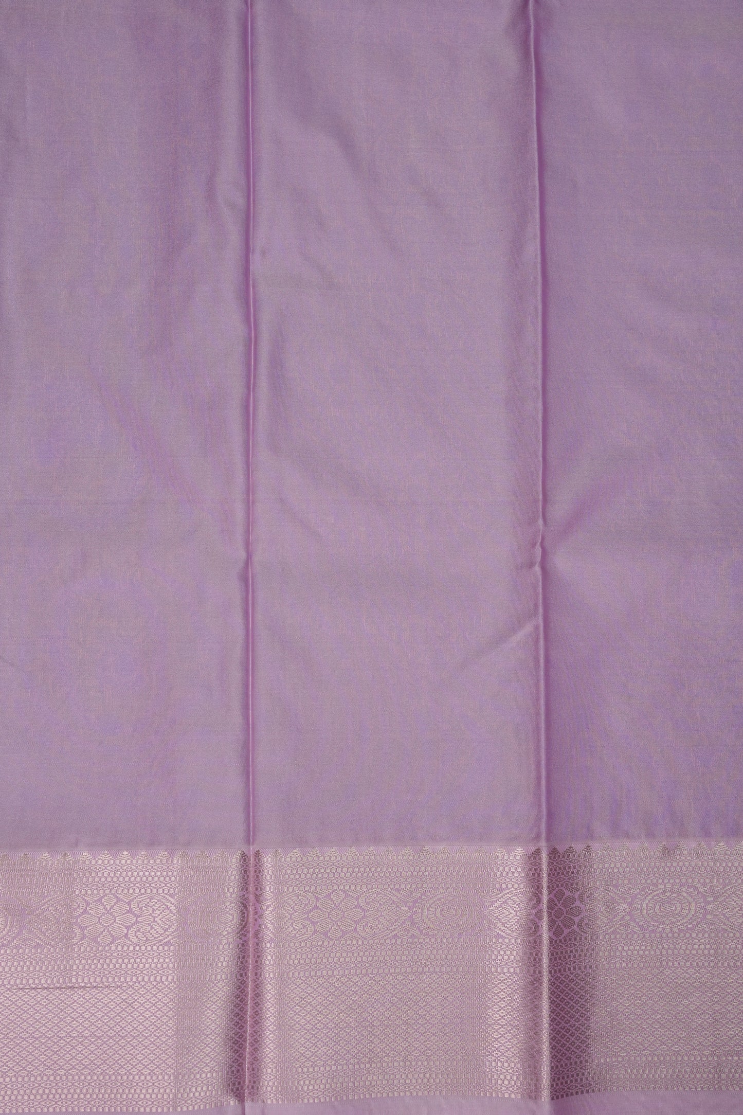 Kanchivaram Semi Silk Saree - Royal Blue with Baby Pink Border