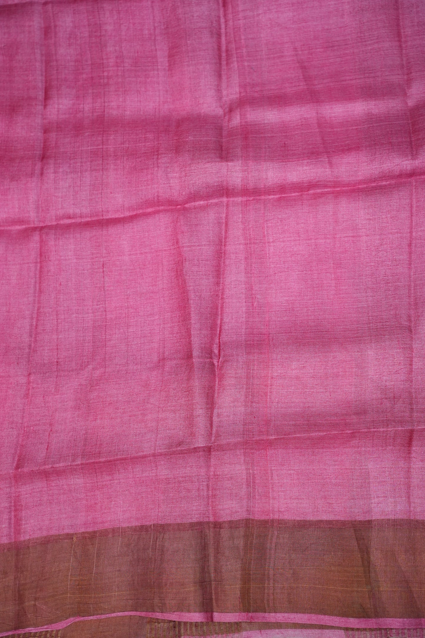 Pure Tussar Silk Saree with Floral Prints | Silk Mark Certified - Lavender & Pink
