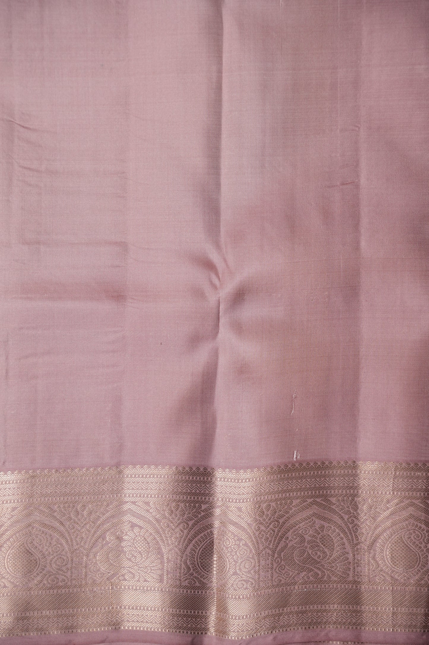 Pastel Nude Shade Pure Kanchipuram Silk Saree|Silk Mark Certified