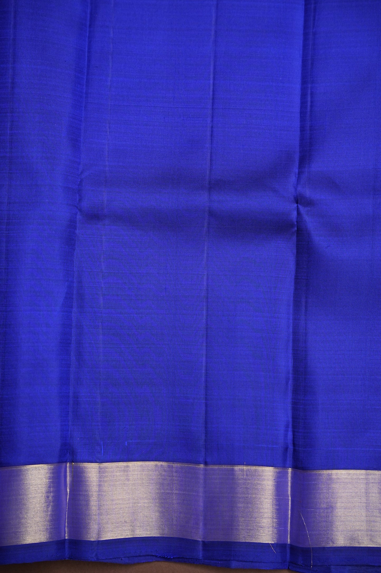 Pure Kanchipuram Silk Saree in Blue and Navy|Silk Mark Ceritified