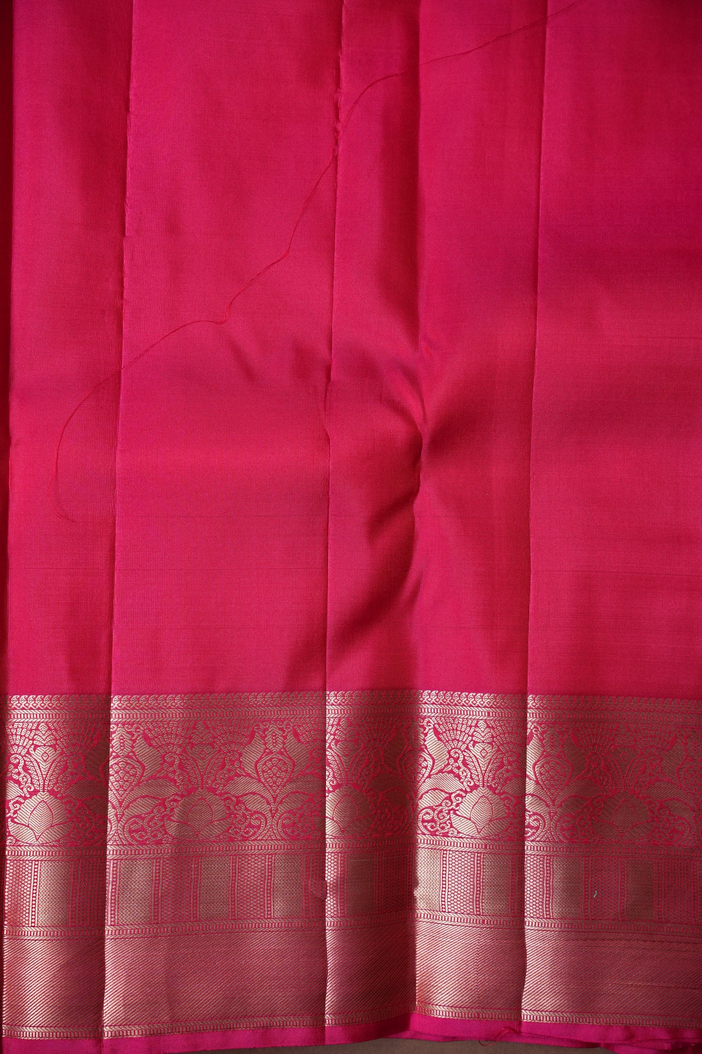 Pink Pure Kanchipuram Brocade Silk Saree|Silk Mark Certified