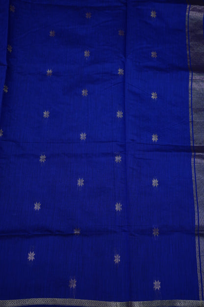 Maheshwari Silk Cotton Saree | Mustard With Red