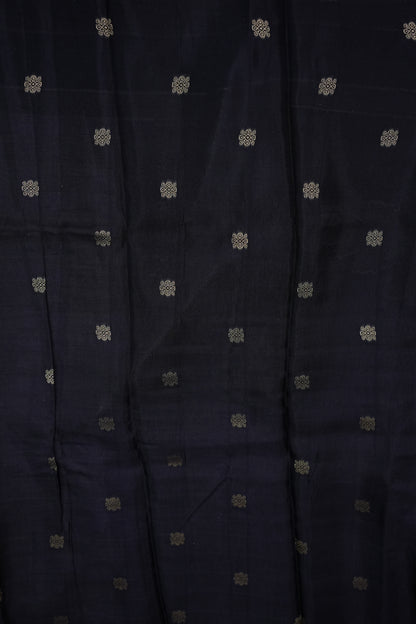 Munga Crepe Silk Saree – Pastel Multicolour Checks with Black Zari Pallu