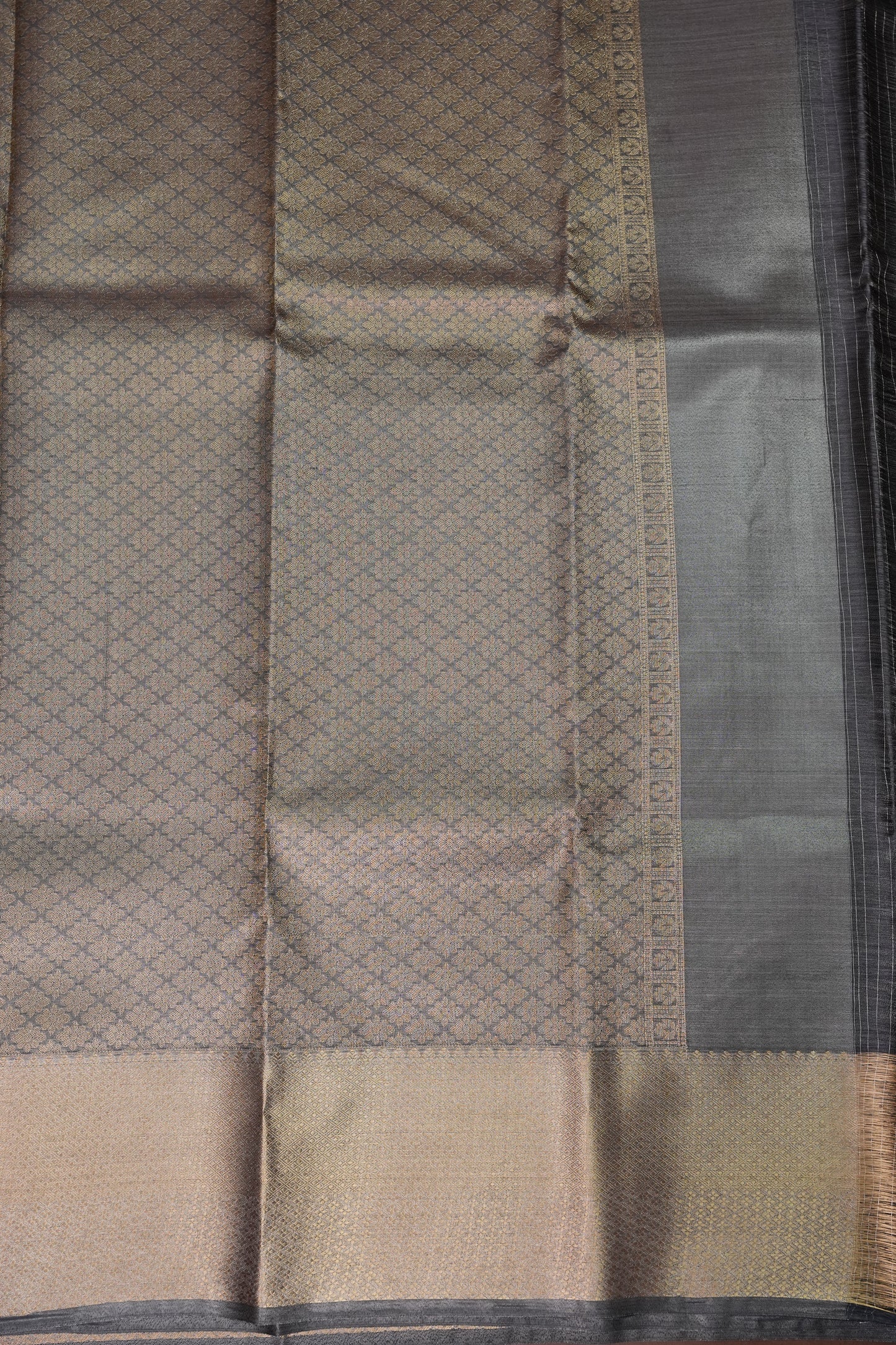 Digital Printed Semi Silk Saree - Pastel Pink Nude