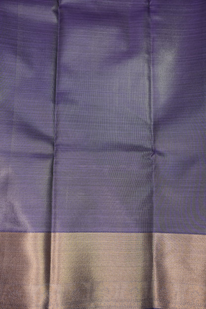 Digital Printed Semi Silk Saree - Pastel Nude