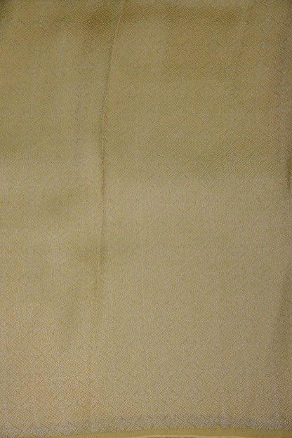 Soft Banarasi Silk Saree - Peach and Green