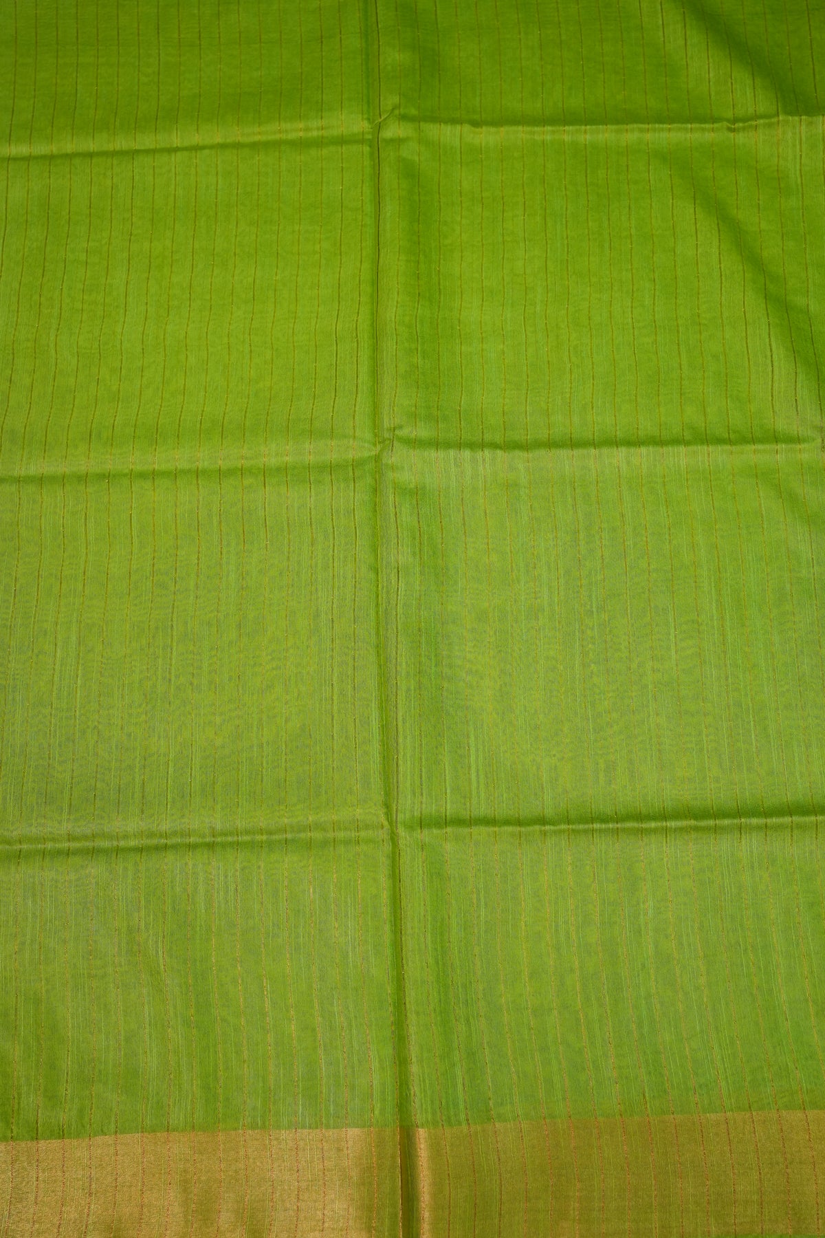 Semi Tussar Staple Saree - Green
