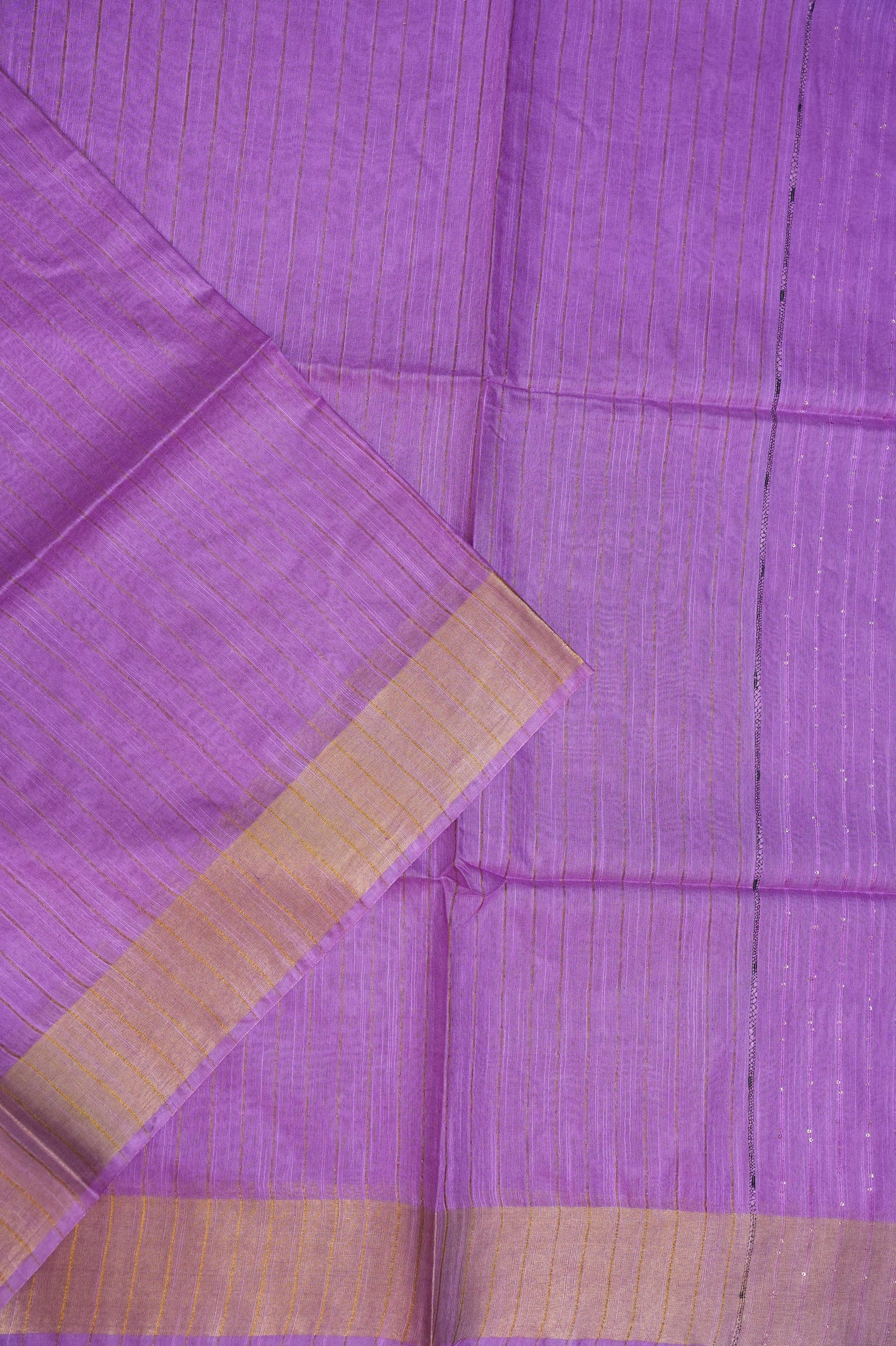 Semi Tussar Staple Saree – Purple