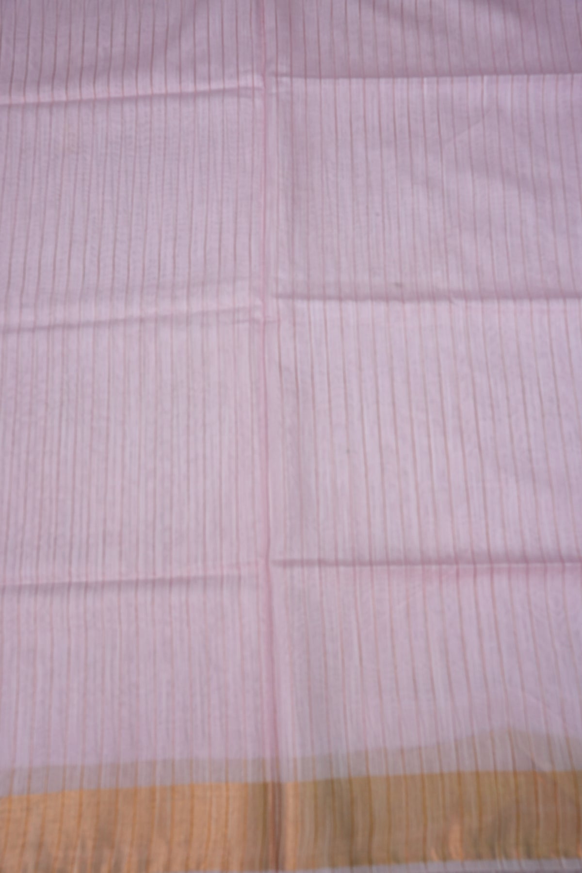 Semi Tussar Staple Saree – Baby Pink